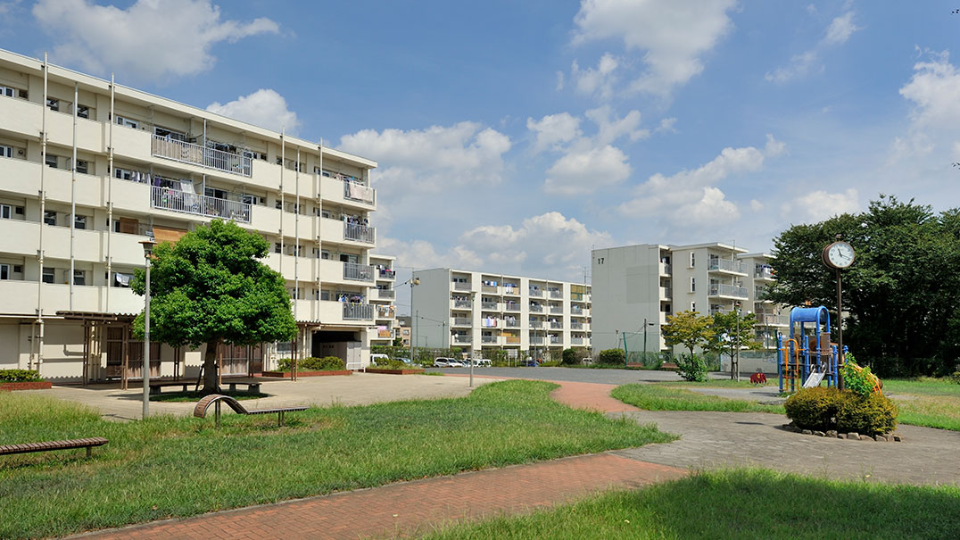 霞台第二住宅の外観