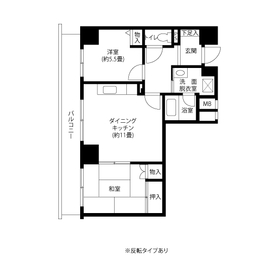 間取図（V1タイプ）