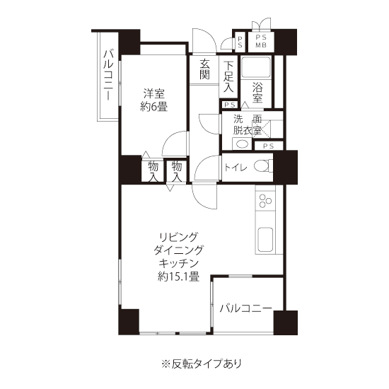 間取図（AL2タイプ）