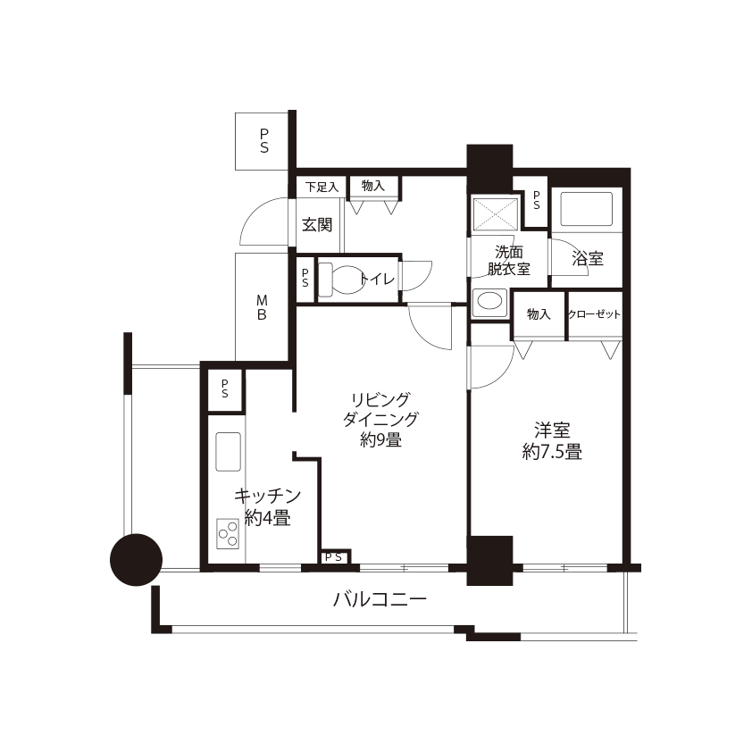 間取図（AL1タイプ）