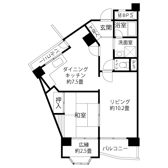 間取図（AL4タイプ）