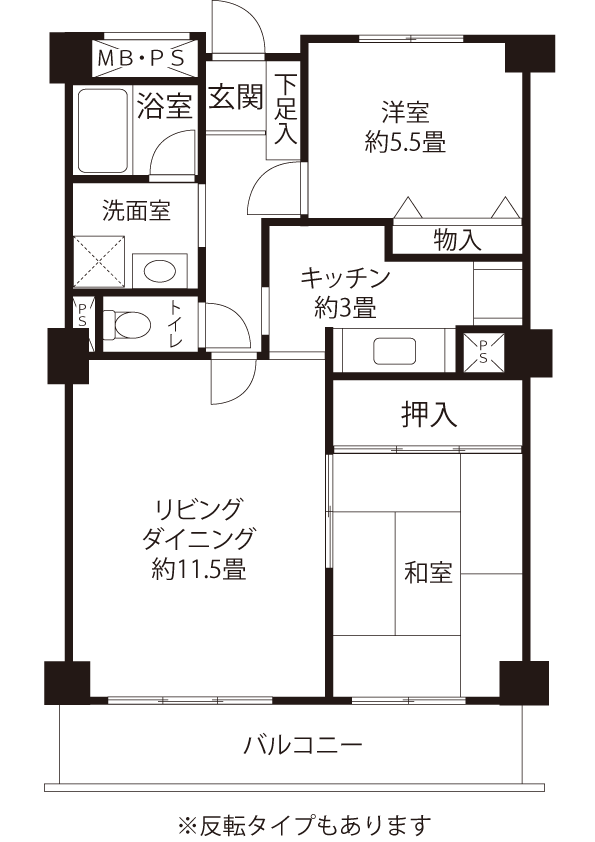 間取図（L3タイプ）