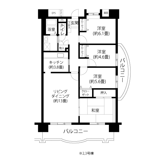 間取図（GLタイプ）