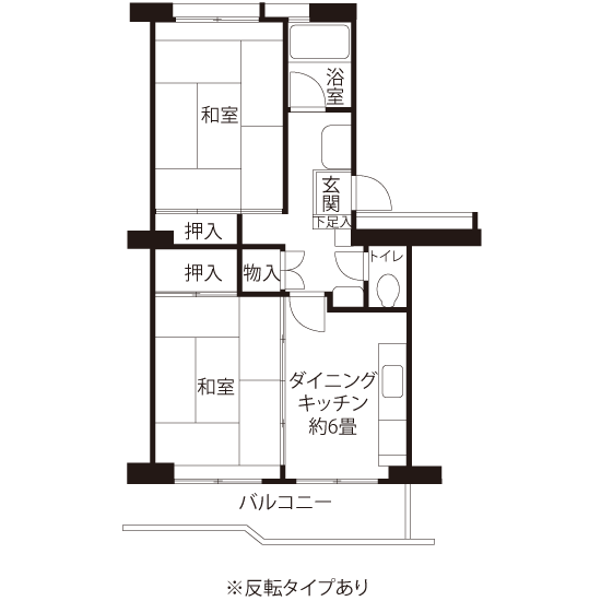 間取図（KNタイプ）