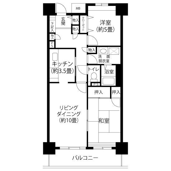 間取図（L1タイプ）