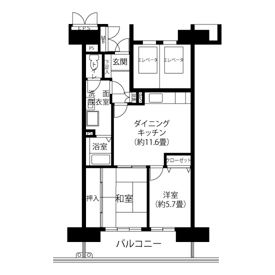 間取図（V1タイプ）