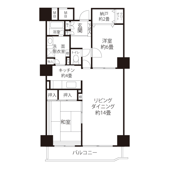 間取図（L3タイプ）