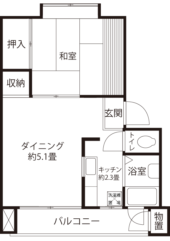 間取図（CR1タイプ）