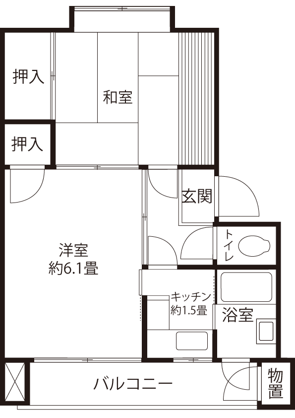 間取図（CR3タイプ）