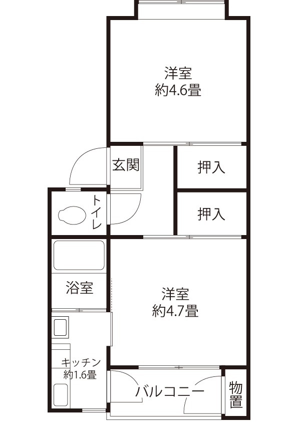 間取図（ER3タイプ）