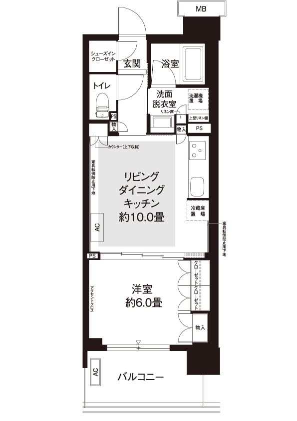 間取図（AL1タイプ）