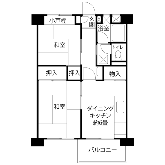 間取図（Vタイプ）