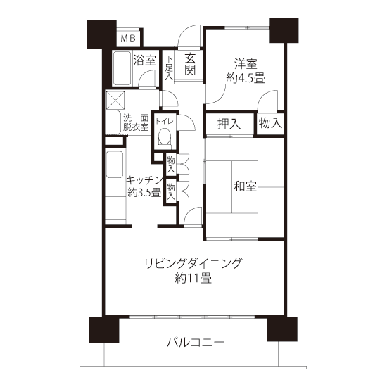 間取図（L1タイプ）