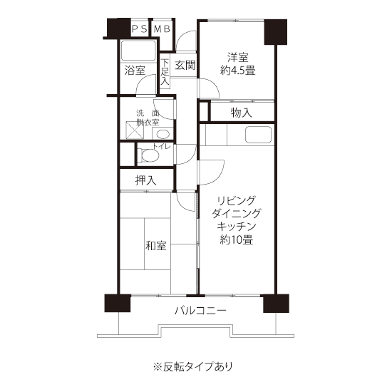 間取図（Lタイプ）