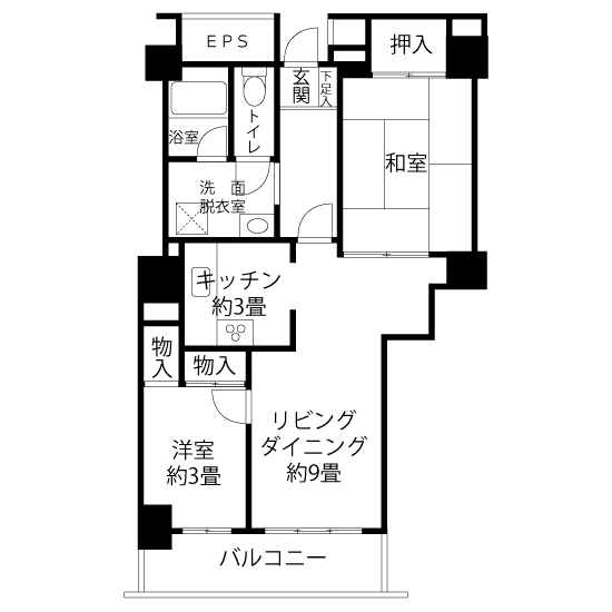 間取図（L2タイプ）