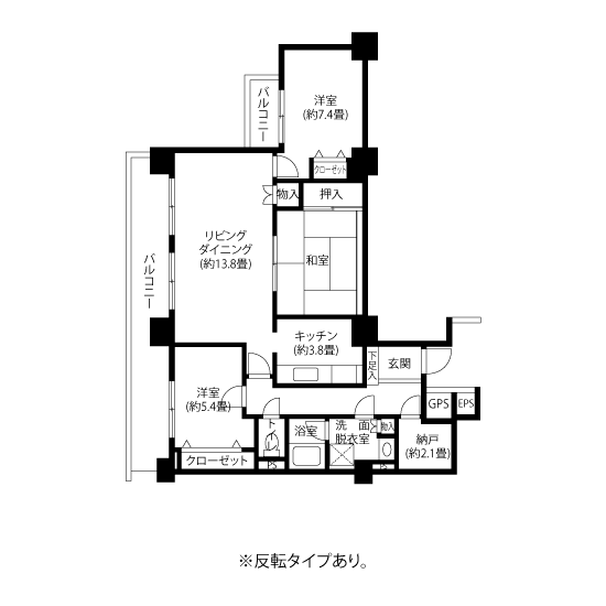 間取図（HL1タイプ）