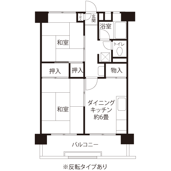 間取図（Vタイプ）