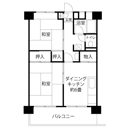 間取図（Vタイプ）