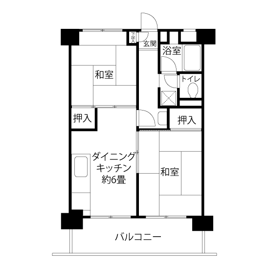 間取図（V・VOタイプ）