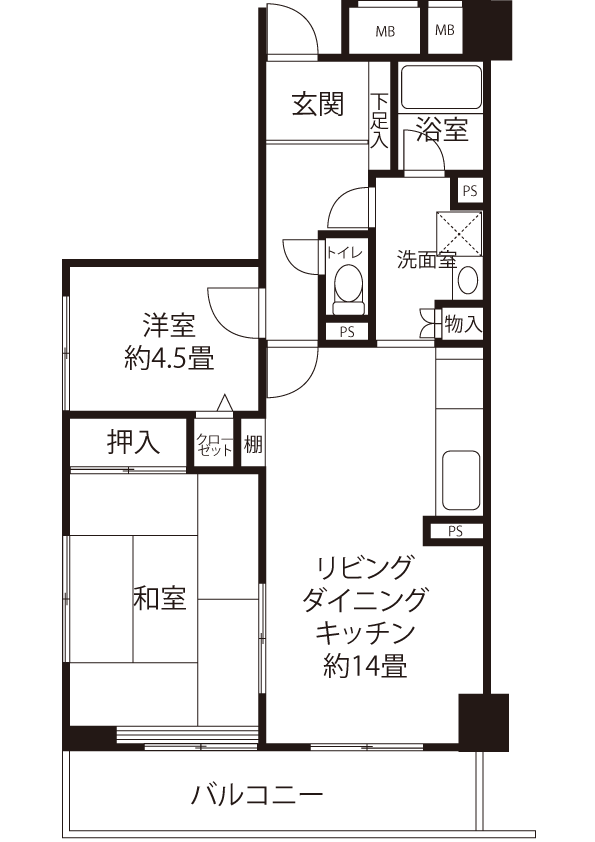 間取図（L1タイプ）