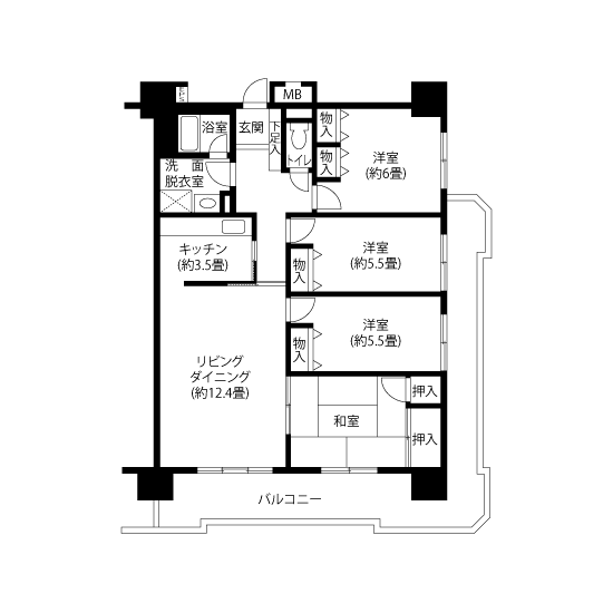 間取図（GLタイプ）