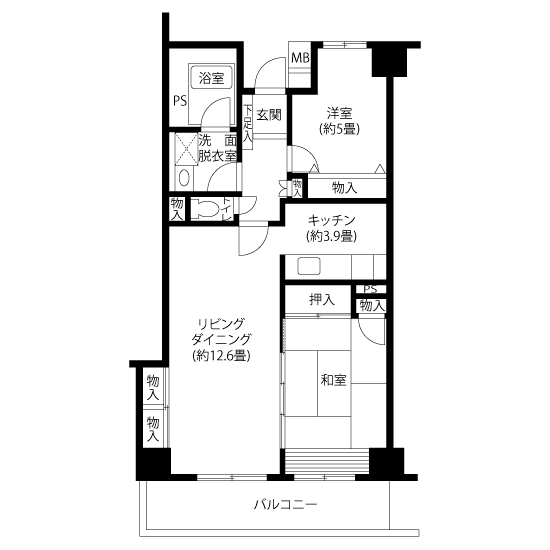 間取図（L4タイプ）