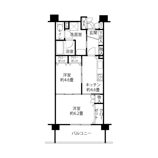 間取図（C1タイプ）