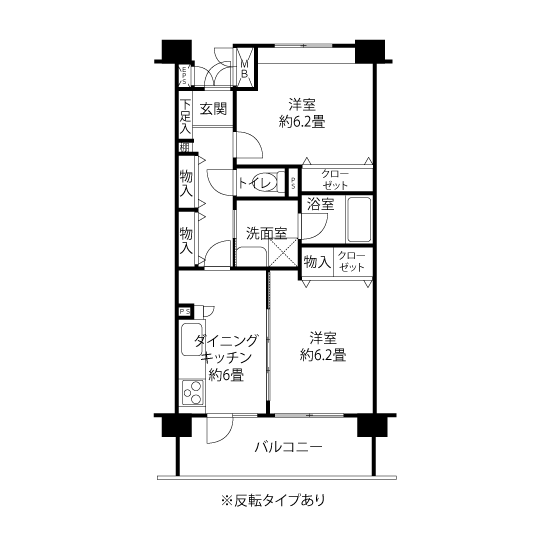 間取図（V1タイプ）