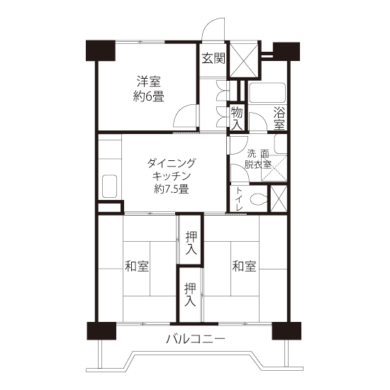 間取図（Nタイプ）