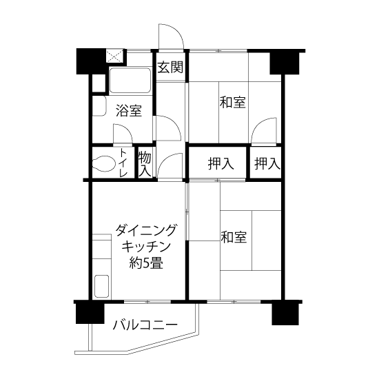 間取り図（Vタイプ）