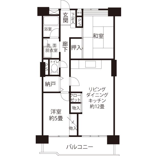 間取図（HR1タイプ）