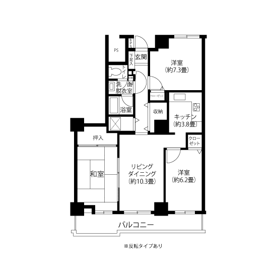 間取図(HL4タイプ)