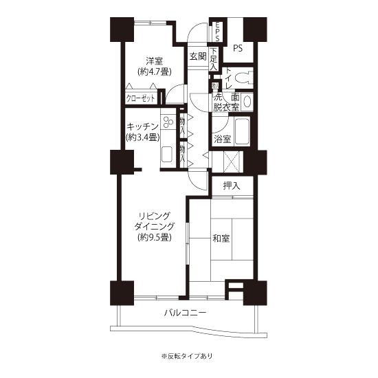 間取図（L1タイプ）