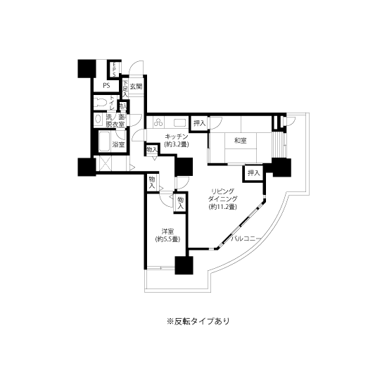 間取図(L4タイプ)