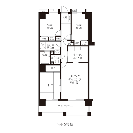 間取り図（HL1タイプ）