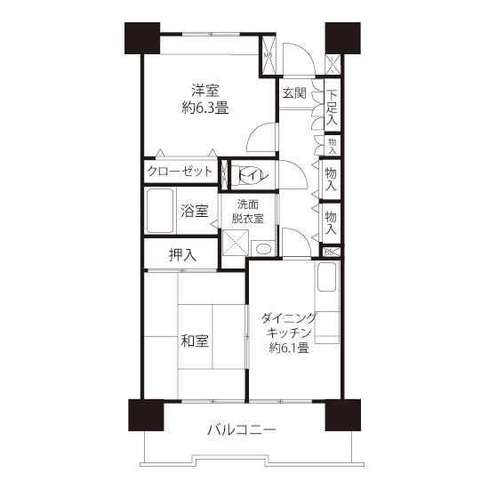 間取図（VAタイプ）