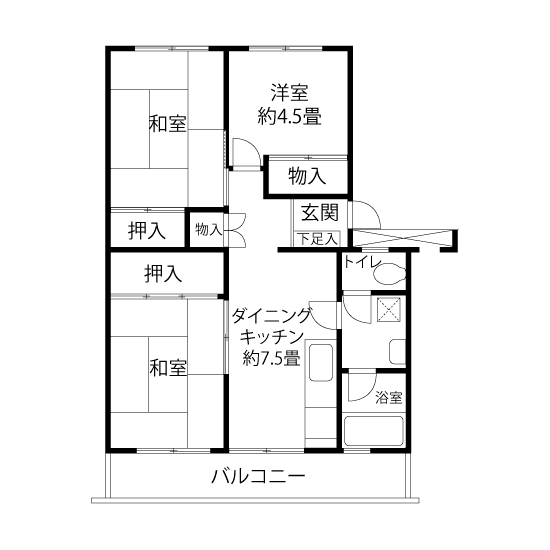 間取り図（NNタイプ）