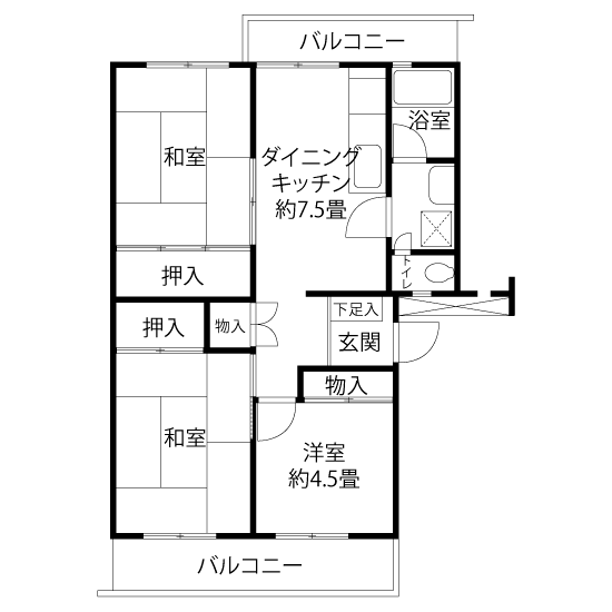 間取り図（NSタイプ）