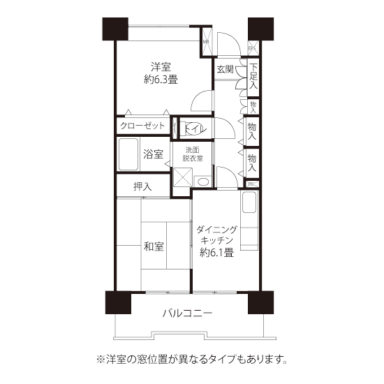 間取図（VAタイプ）