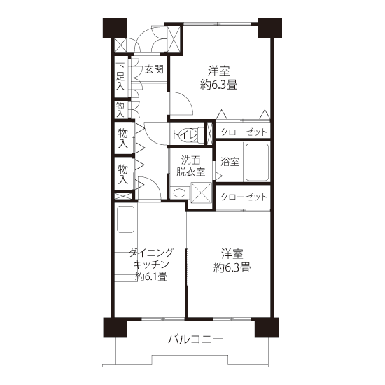 間取図（VBタイプ）