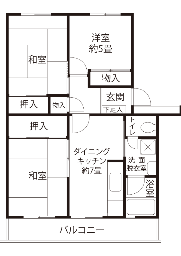 間取り図（NNタイプ）