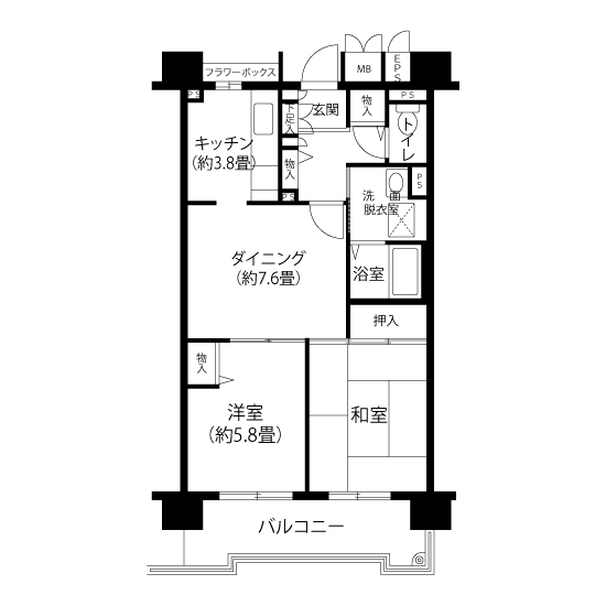 間取図（V1タイプ）