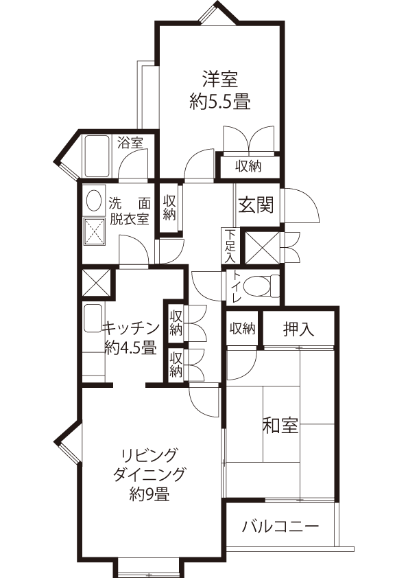 間取り図（Lタイプ）