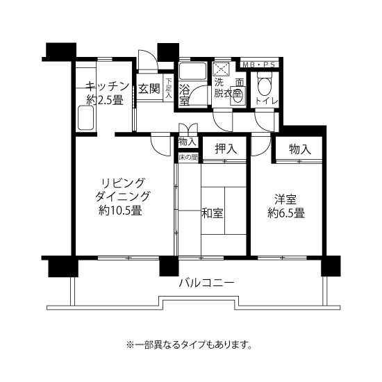 間取り図（L4タイプ）