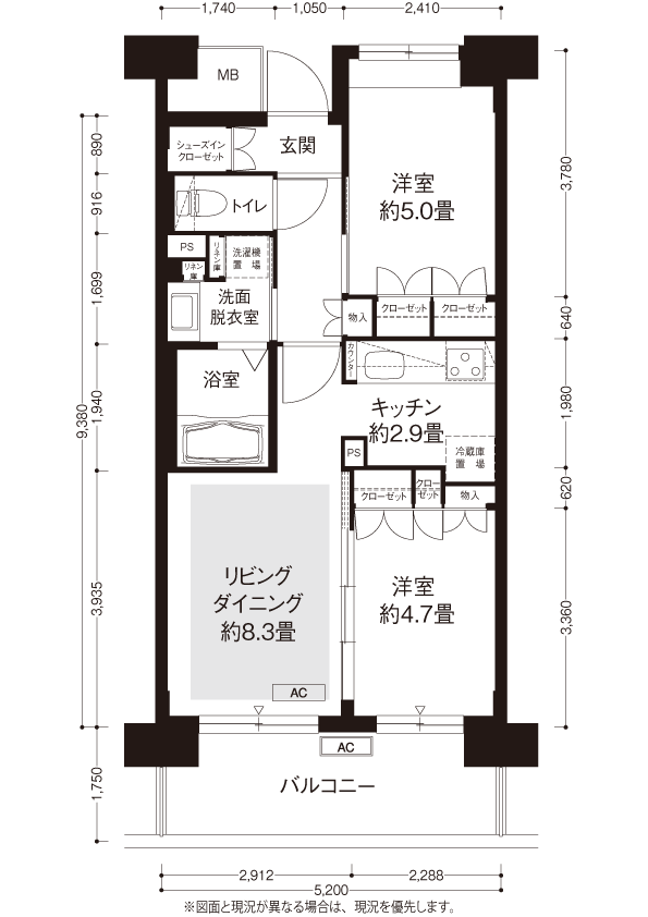 間取図（L1タイプ）