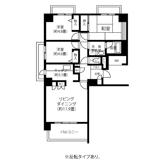 間取り図（HL1タイプ）