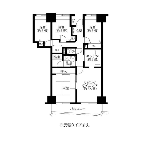 間取り図（GLタイプ）