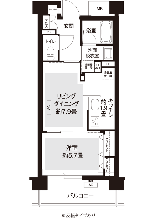 間取図（AL1タイプ）