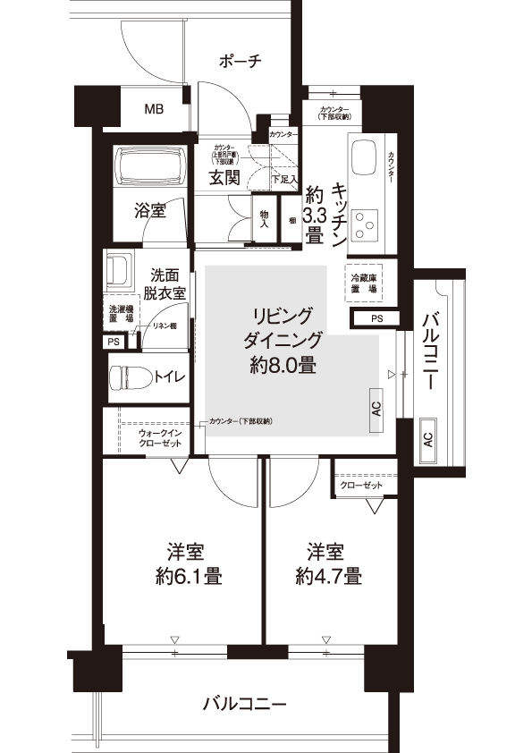 間取図（L1タイプ）