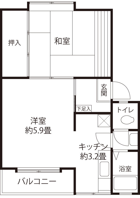 間取り図（CR1タイプ）